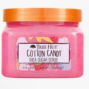 Tree Hut Cotton Candy Shea Sugar Body Scrub 18oz, New